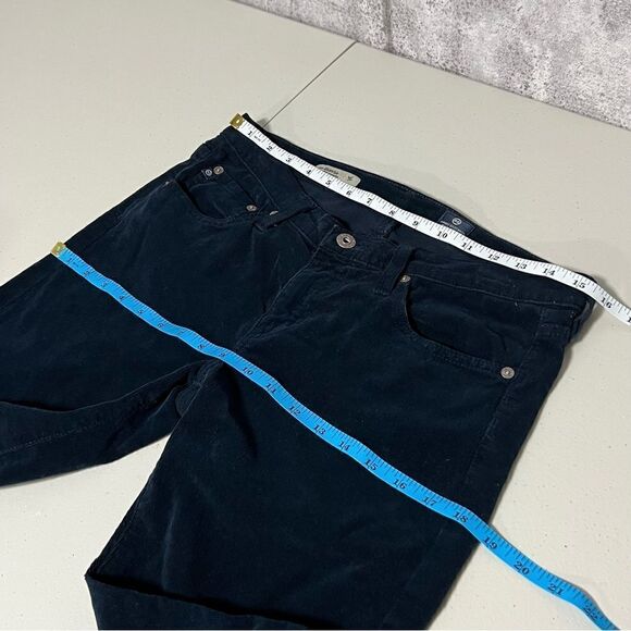 AG Adriano Goldschmied Stevie Slim Straight Corduroy Pants in Dark Navy - Picture 11 of 13